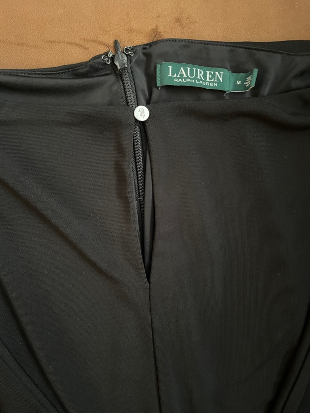 Lauren Ralph Lauren Black Wrap-Front Jumpsuit